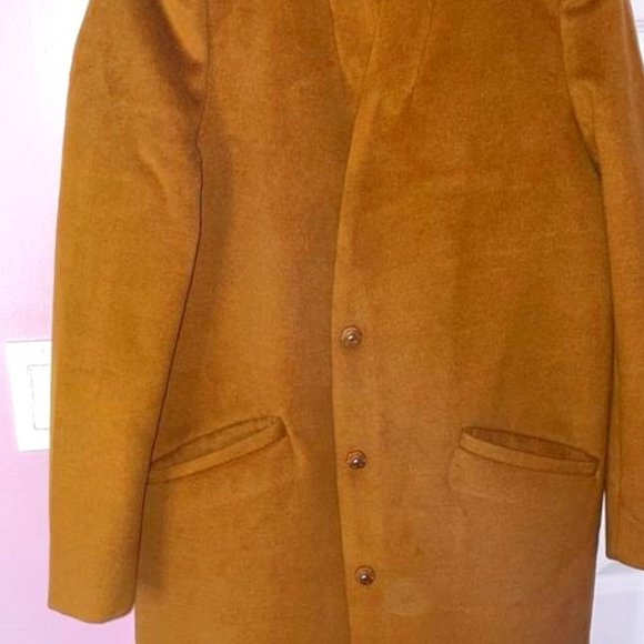 Collarless Longline Coat - Picture 2 of 5